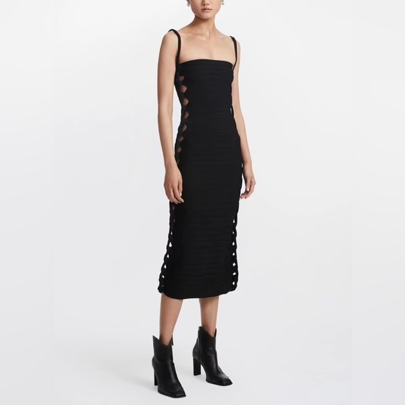 Dion Lee Mirror Braid Strap Dress - Picture 3 of 16
